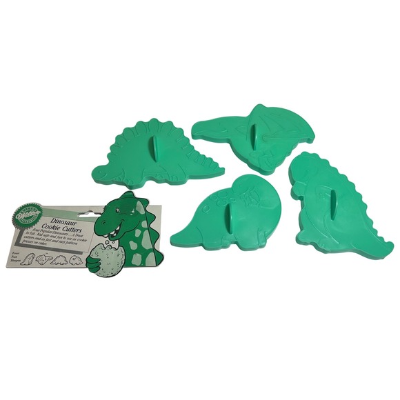 Wilton Other - Vintage‎ Wilton Dinosaur Cookie Cutters Set of Four 1988